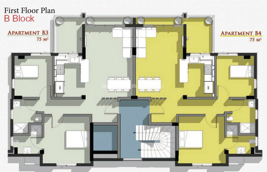 Новые Апартаменты в Белеке с Видом на Горы Тавр 45