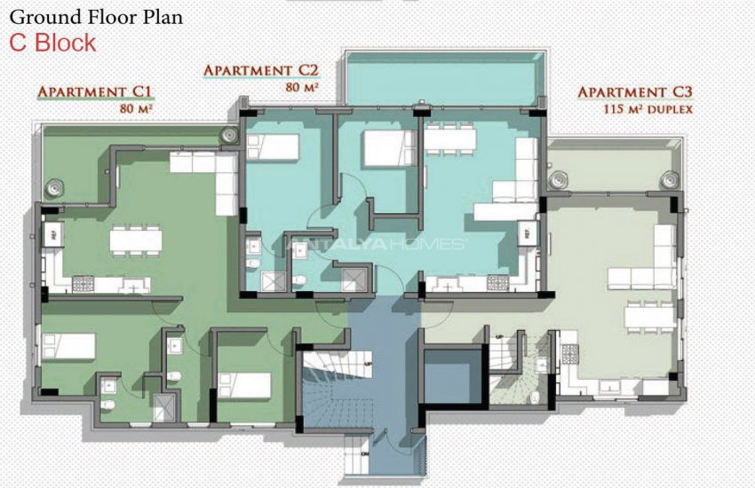 Новые Апартаменты в Белеке с Видом на Горы Тавр 48