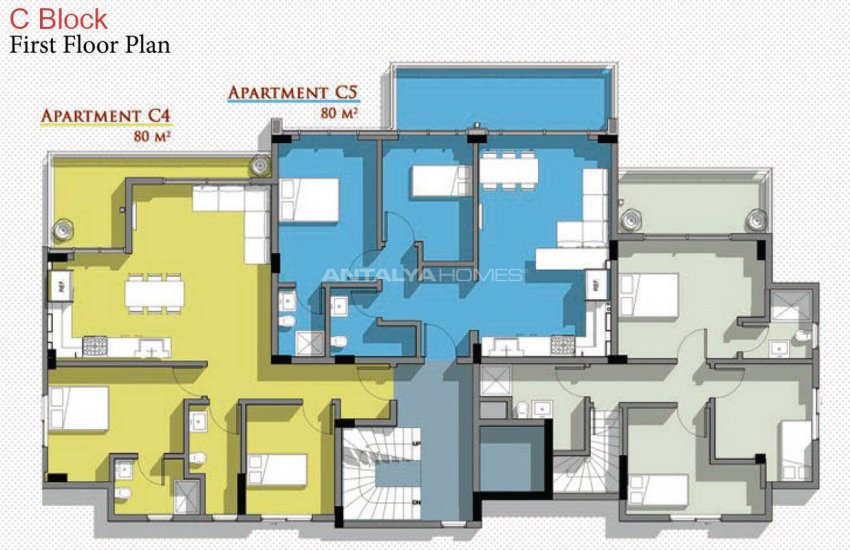 Новые Апартаменты в Белеке с Видом на Горы Тавр 49