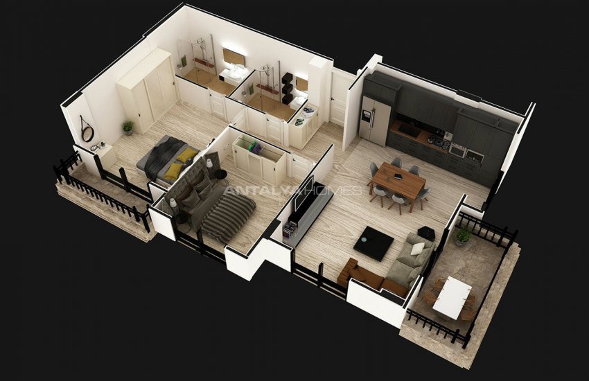 Luxury Apartments in the Center of Mahmutlar Alanya 11