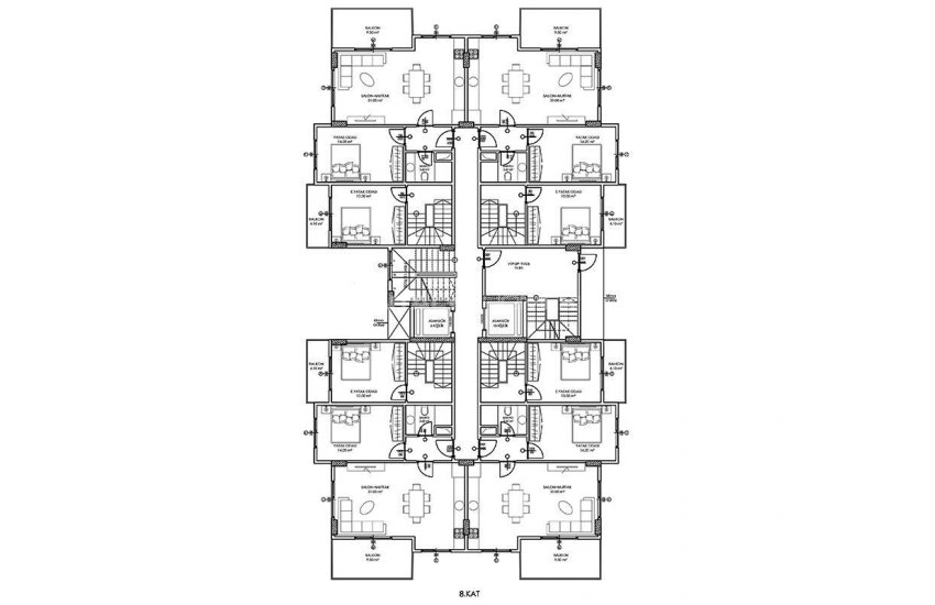 Luxury Apartments in the Center of Mahmutlar Alanya 16