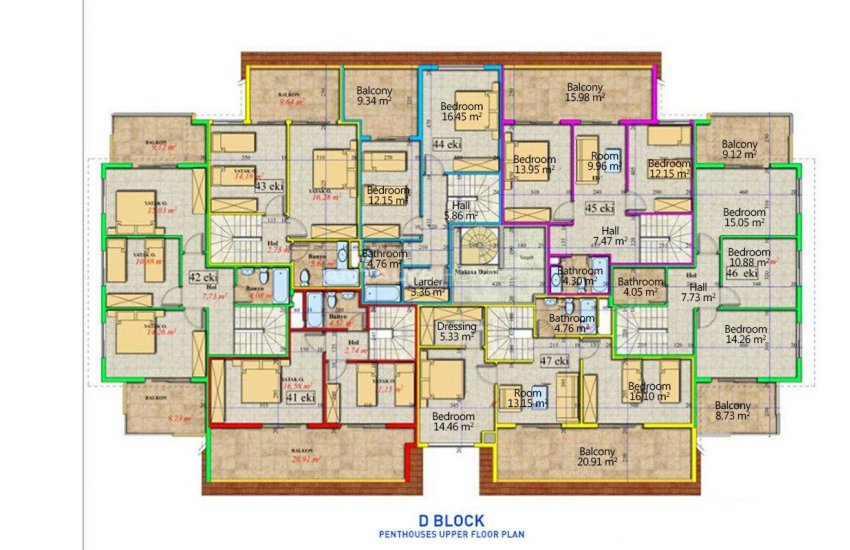 Well Located Apartments 550 Mt to the Beach in Avsallar 25