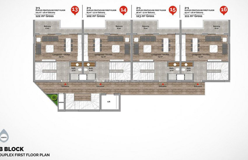 Slimme Appartementen Met Luxe Faciliteiten In Alanya 55