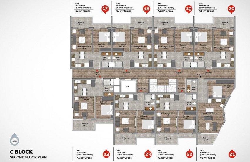 Slimme Appartementen Met Luxe Faciliteiten In Alanya 60