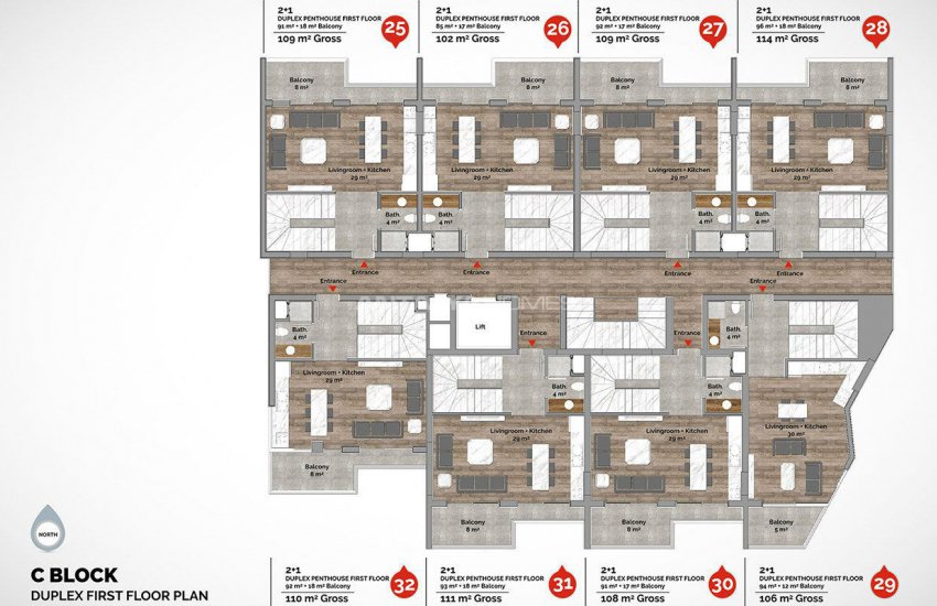 Slimme Appartementen Met Luxe Faciliteiten In Alanya 61