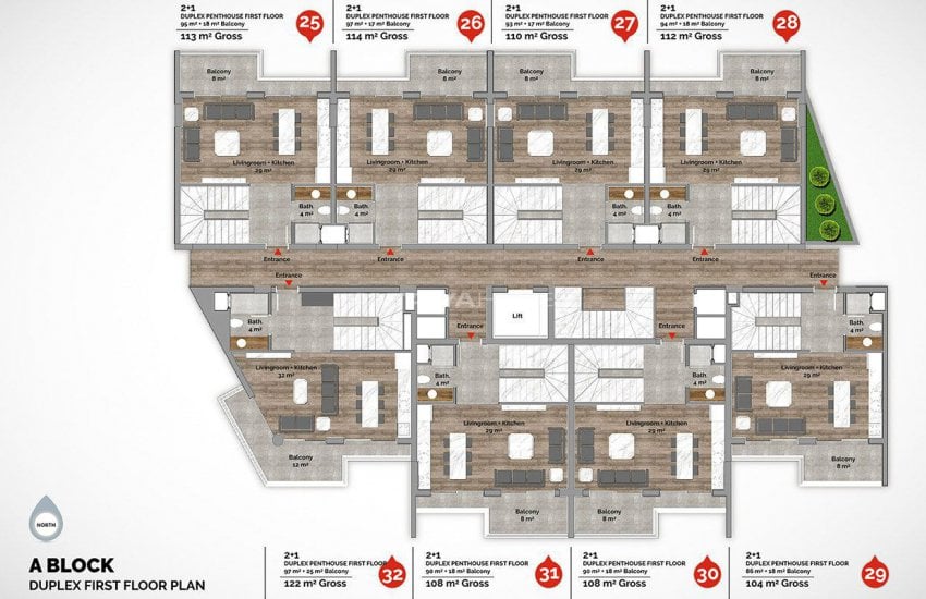 Slimme Appartementen Met Luxe Faciliteiten In Alanya 49