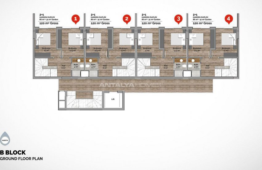 Slimme Appartementen Met Luxe Faciliteiten In Alanya 52