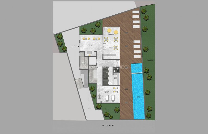 Alanya Mahmutlar'da Denize 350 Mt Modern Daireler 28