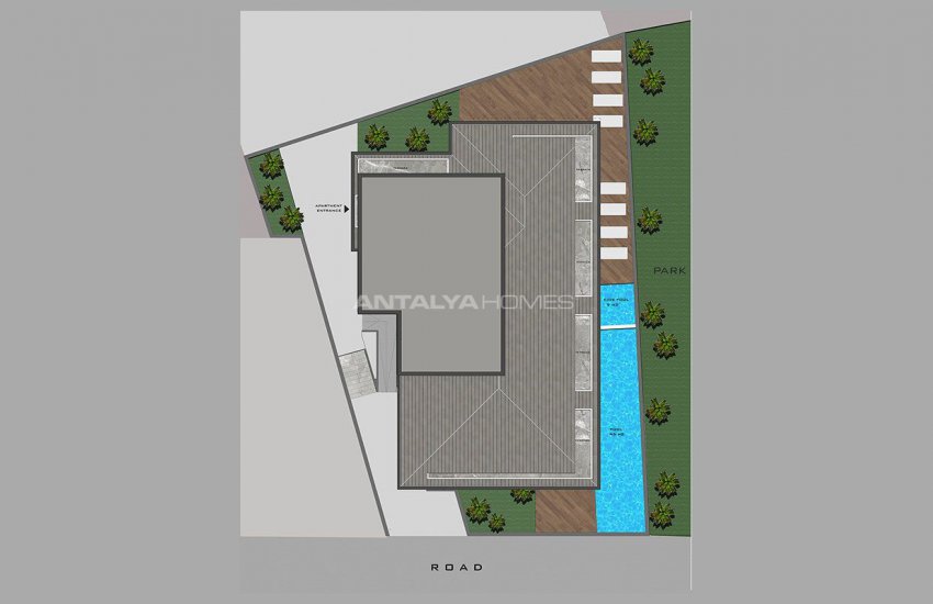 Alanya Mahmutlar'da Denize 350 Mt Modern Daireler 31