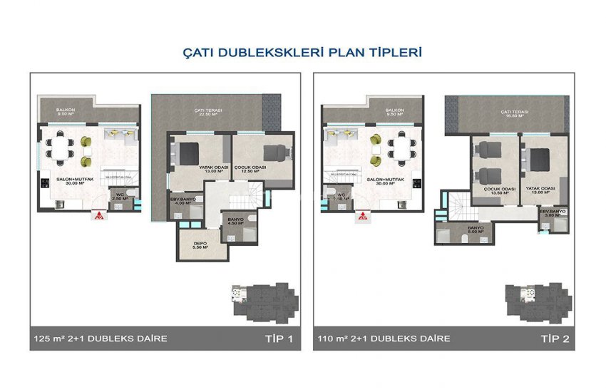 Investment Apartments 100 Mt to the Sea in Kargicak Alanya 29