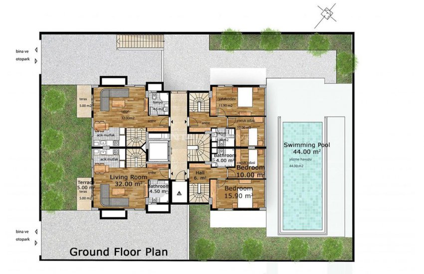 Apartments in Antalya at a Favorable Location of Konyaalti 34