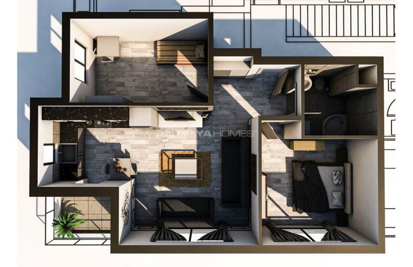 New-built Modern Apartments in Antalya Konyaalti 10