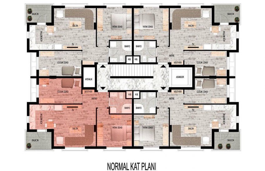 New-built Modern Apartments in Antalya Konyaalti 11