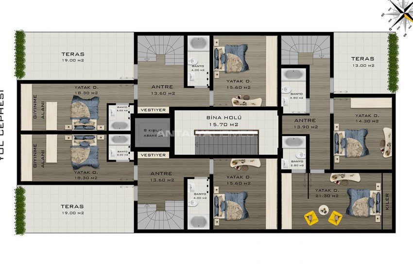 Konyaalti Flats Just 5 Minutes Distance to the Beach 40