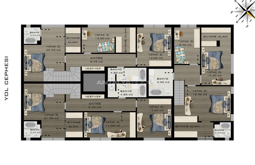 Konyaalti Flats Just 5 Minutes Distance to the Beach 38
