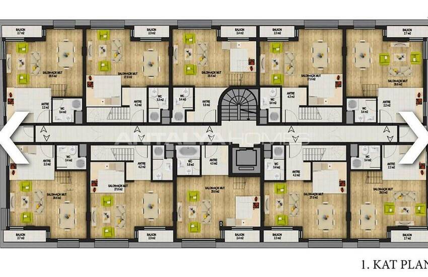 New Apartments with Convenient Design in Konyaalti Antalya 24