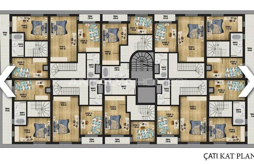 New Apartments with Convenient Design in Konyaalti Antalya 26