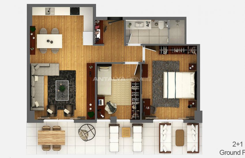 Deluxe Apartments Near Airport in Antalya for Investment 46