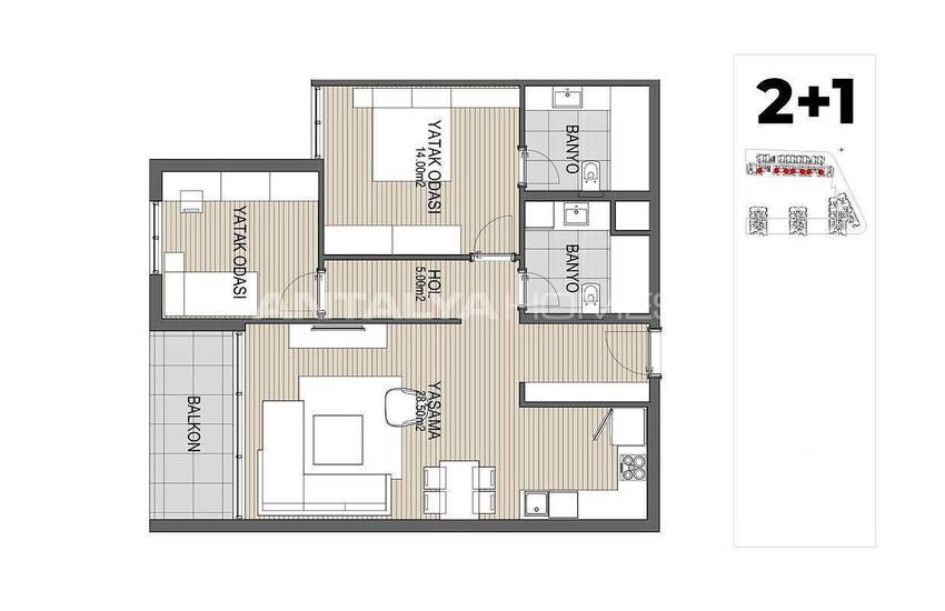 Lyxiga Lägenheter I Projektet I Antalya 41