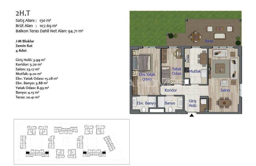 Appartements Complexe Ville Intelligente Et Tramway Antalya 39