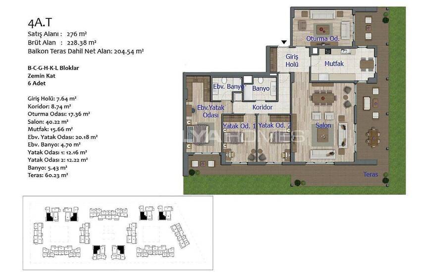 Appartements Complexe Ville Intelligente Et Tramway Antalya 43