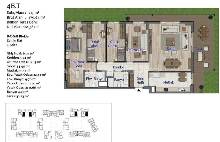 Appartements Complexe Ville Intelligente Et Tramway Antalya 44