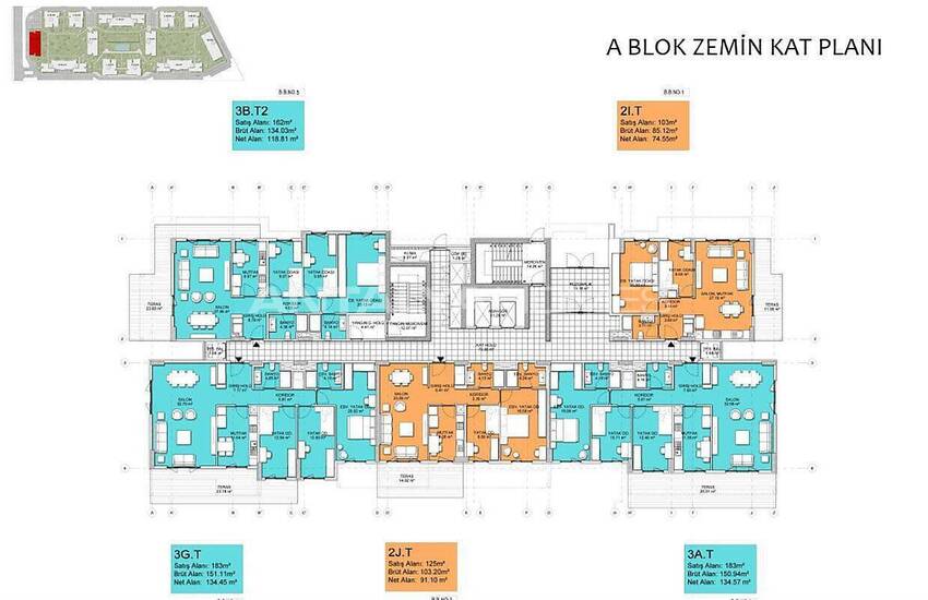 Appartements Complexe Ville Intelligente Et Tramway Antalya 47