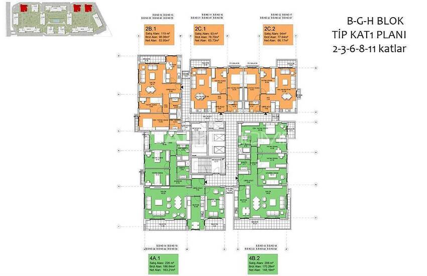 Appartements Complexe Ville Intelligente Et Tramway Antalya 48