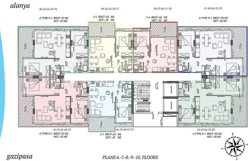 Beachfront Alanya Apartments in Mahmutlar 23