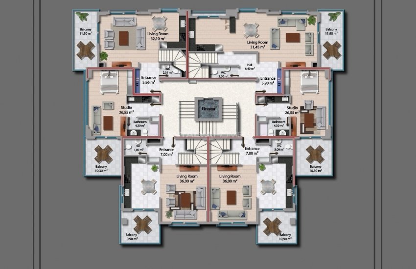 Lovely Alanya Apartments 100 M to the Sandy Beach 54