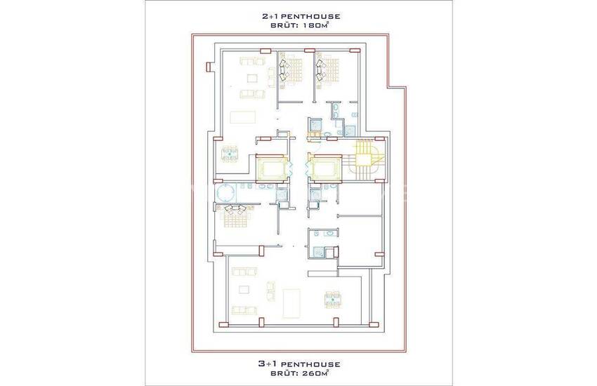 Alanya Mahmutlar’da Denize Sıfır Yeni Daireler 35