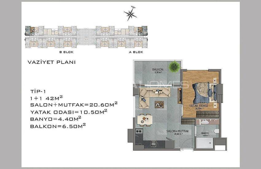 Avsallar Alanya’da Doğa ve Deniz Manzaralı Yeni Daireler 33