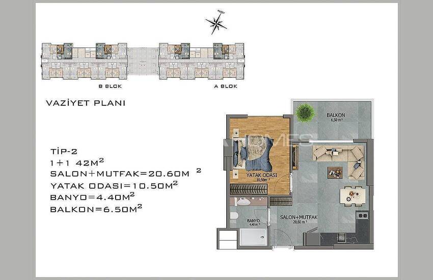 Avsallar Alanya’da Doğa ve Deniz Manzaralı Yeni Daireler 34