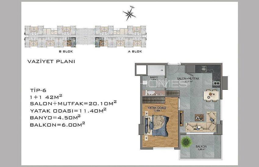 Avsallar Alanya’da Doğa ve Deniz Manzaralı Yeni Daireler 38