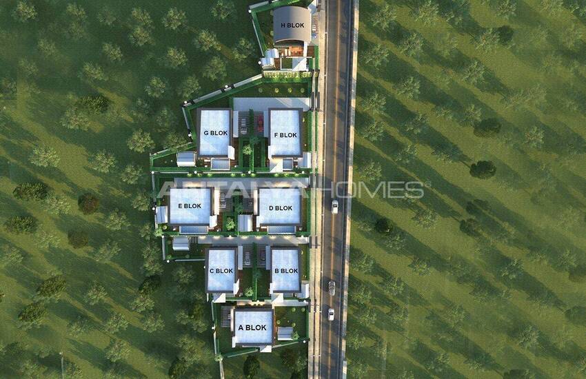 Отличные отдельные виллы с видом на море в Каргыджаке, Алания 30