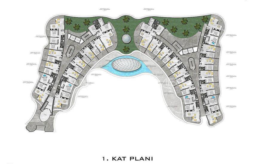Luxueux Appartements Avec Vue Sur Mer À Kargicak Alanya 44
