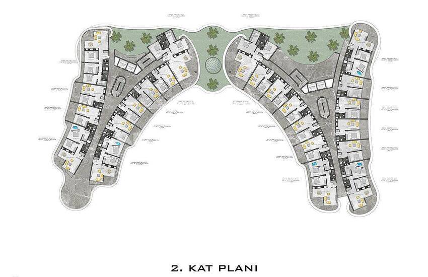 Luxueux Appartements Avec Vue Sur Mer À Kargicak Alanya 45