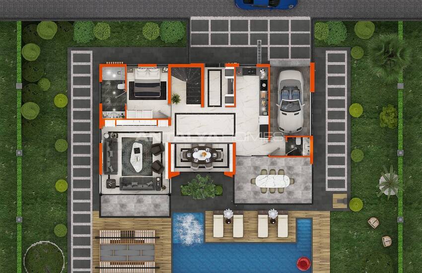 Ultra-lyxiga Villor Med Havsutsikt I Kargicak Alanya 14