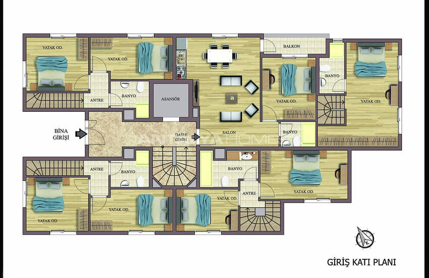 عقارات كونيالتي انطاليا على بعد 2.3 كم من الشاطئ 33