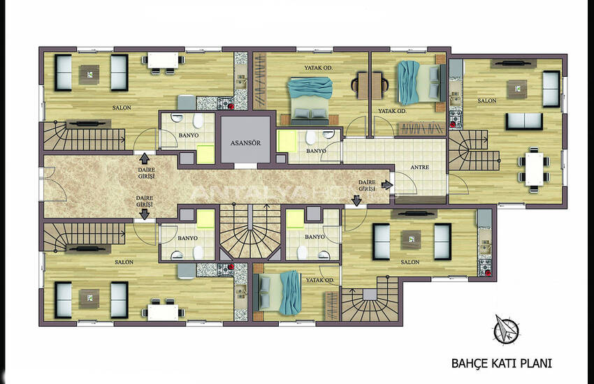 عقارات كونيالتي انطاليا على بعد 2.3 كم من الشاطئ 32