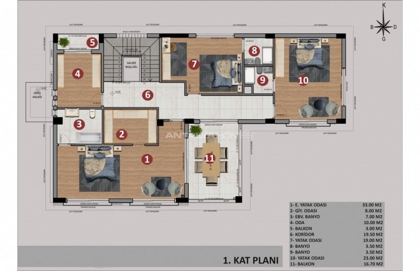 Smart Villas with 350 M² Private Garden in Antalya Döşemealtı  13