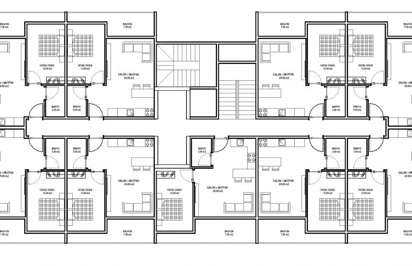 Modernly Designed Real Estate Surrounded by Nature in Alanya 22