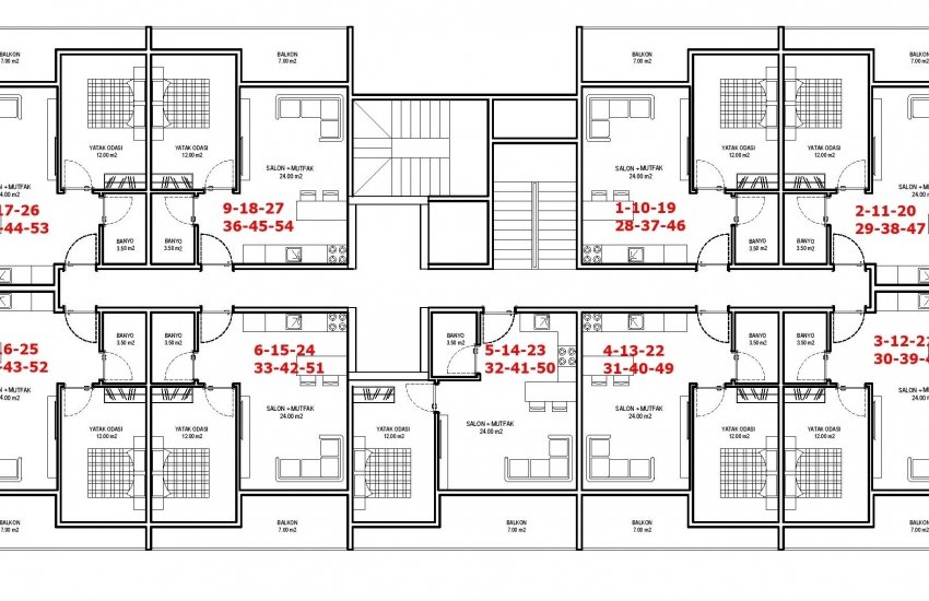 Modernly Designed Real Estate Surrounded by Nature in Alanya 23