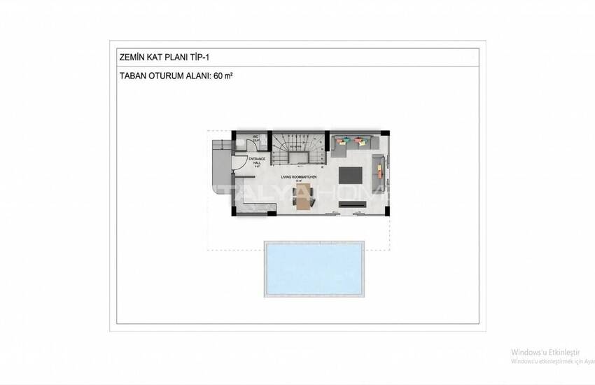 Sea and Nature-view Houses with Pools in Alanya 24