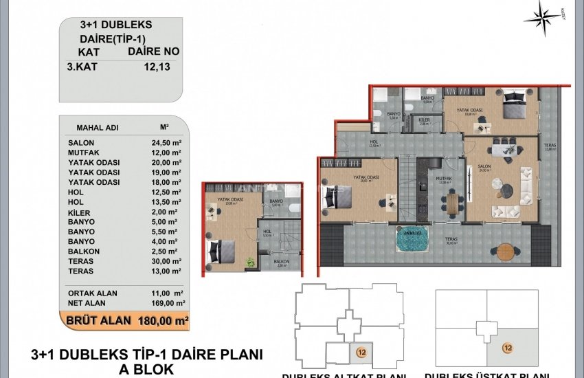 New Apartments in a Luxurious Complex in Alanya Oba 11