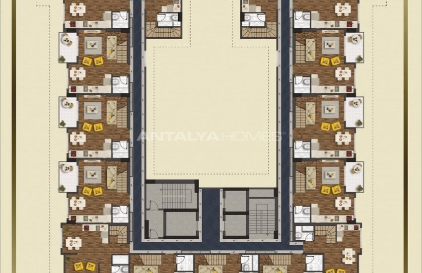 Privileged Real Estate 200 Mt to the Beach in Tosmur Alanya 22