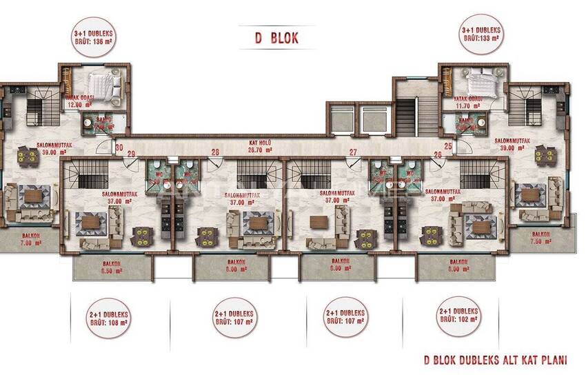 Investeringslägenheter I Ett Elitkomplex I Alanya Avsallar 42