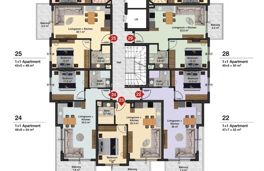 Brand New Flats Close to All Daily and Social Amenities 40