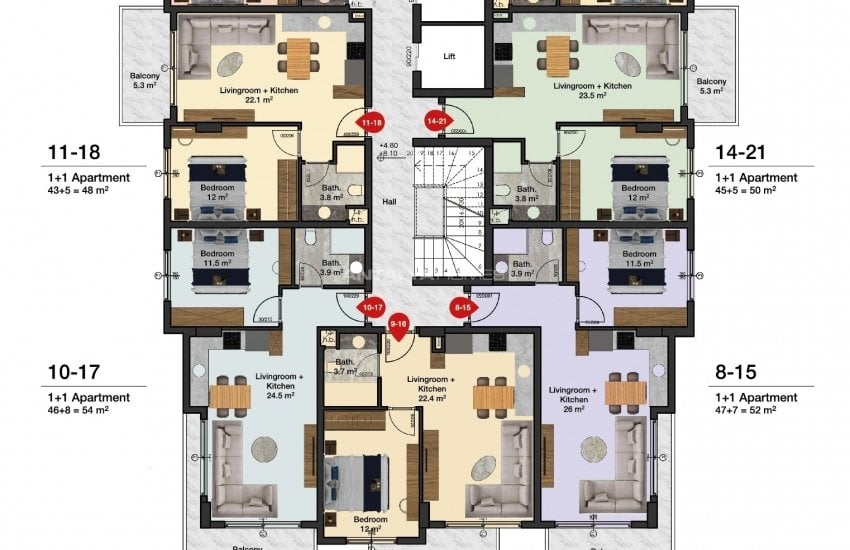 Brand New Flats Close to All Daily and Social Amenities 37
