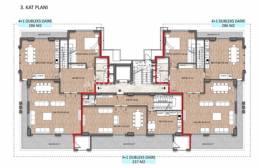 Luxury Real Estate Suitable for Investment in Alanya Turkey 17